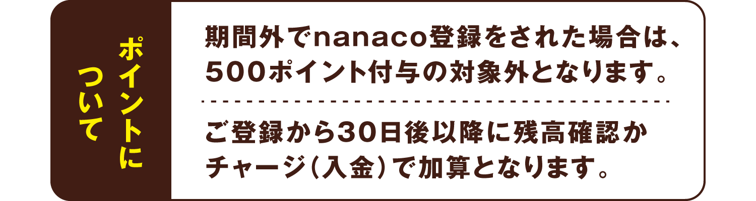 nanacoポイント500円分相当をプレゼント!｜ヨークベニマル