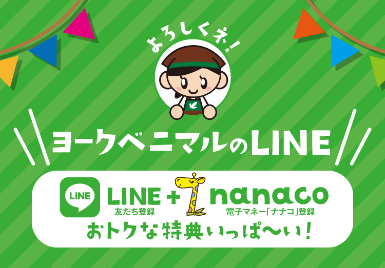 ヨークベニマル Line公式アカウントはじめました 最旬情報 ヨークベニマル